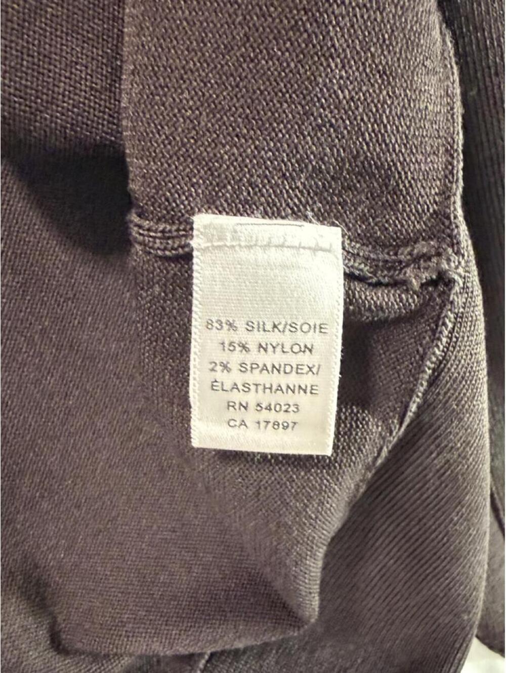 Banana Republic Brown tank top with tie detail. Size XL - Picture 7 of 8